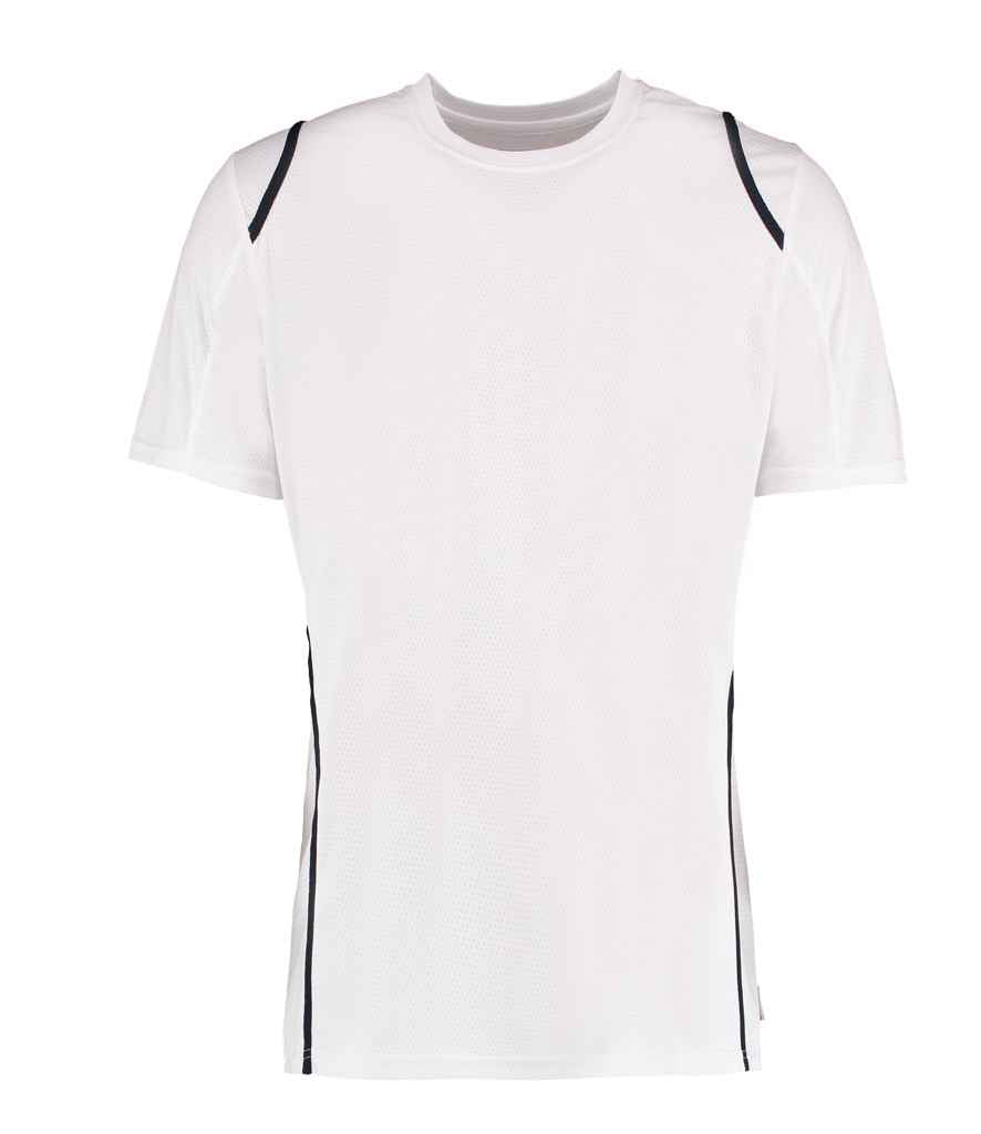 Gamegear CooltexT-Shirt in White Navy by Gamegear — Custom branded clothing by Print Press, featuring premium embroidery produced in our specialist print lab in the UK.