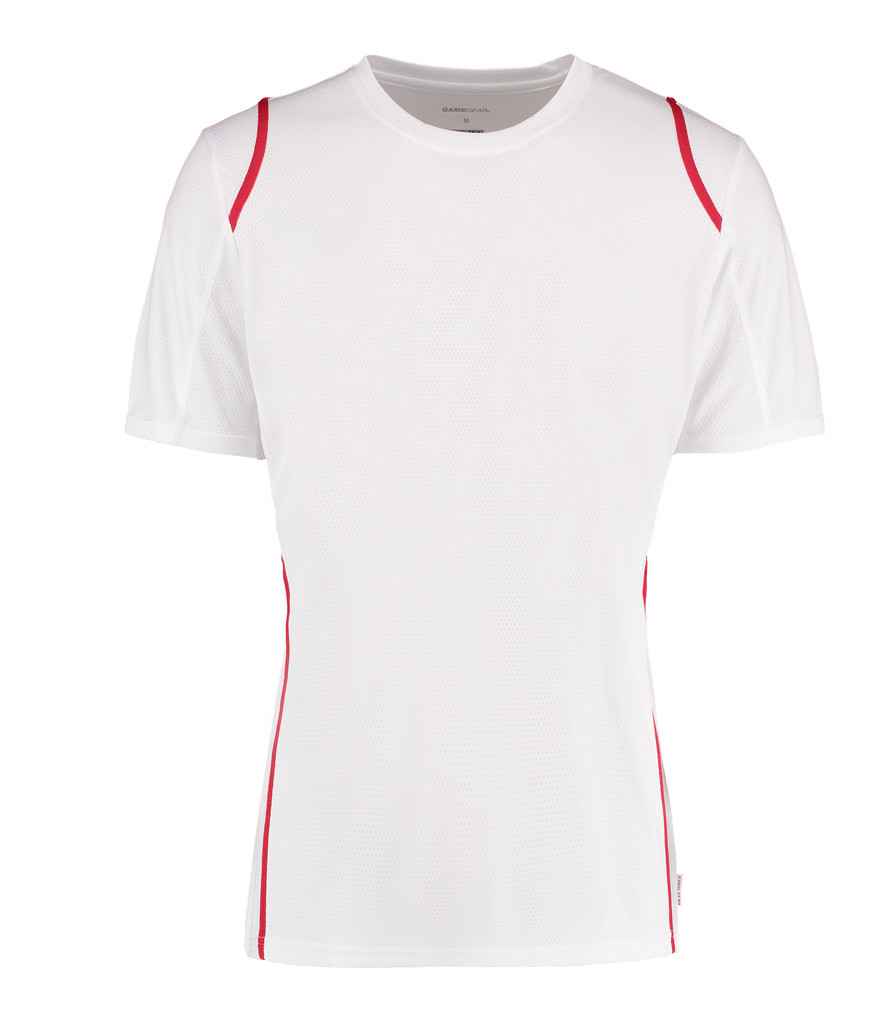 Gamegear CooltexT-Shirt in White Red by Gamegear — Custom branded clothing by Print Press, featuring premium embroidery produced in our specialist print lab in the UK.