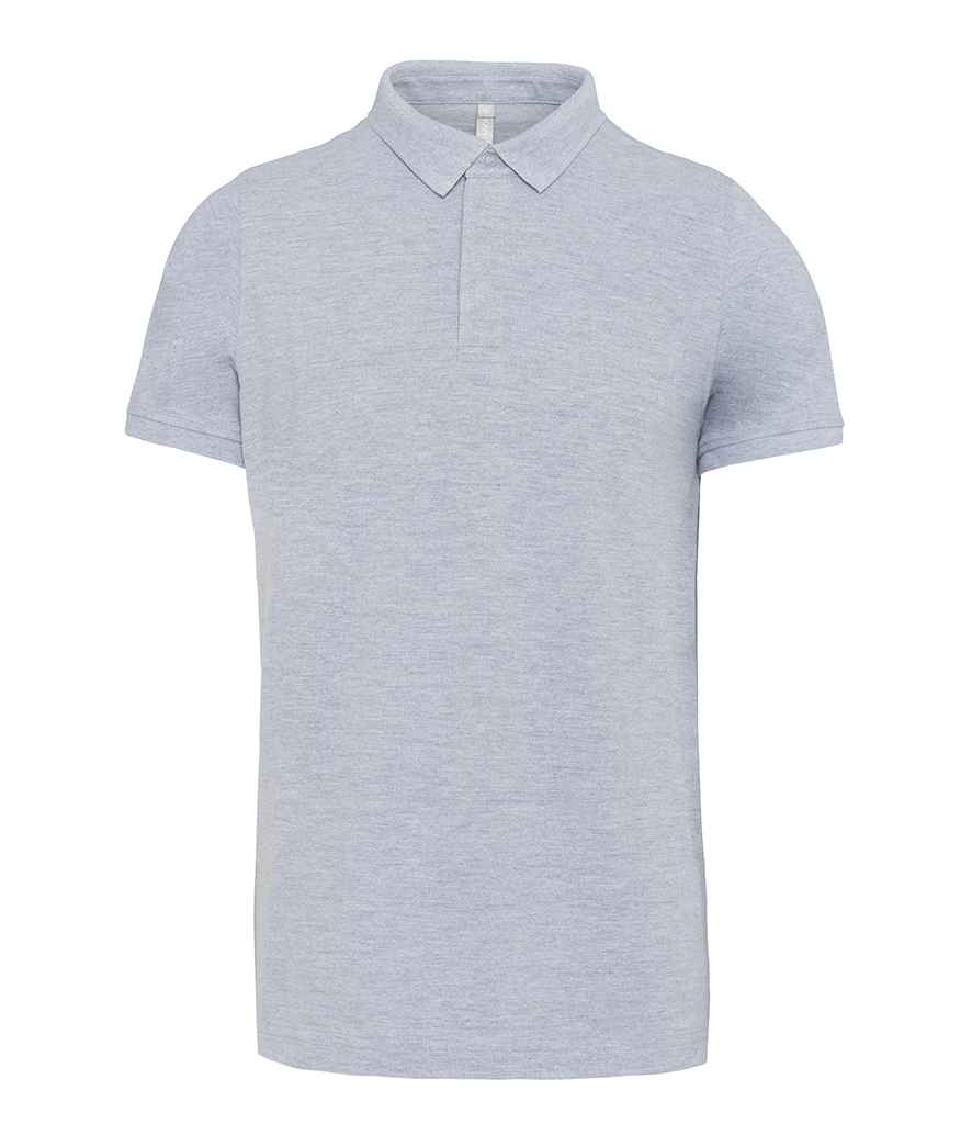 Kariban Stud Pique Polo Shirt in Oxford Grey by Kariban — Custom branded clothing by Print Press, featuring premium embroidery produced in our specialist print lab in the UK.