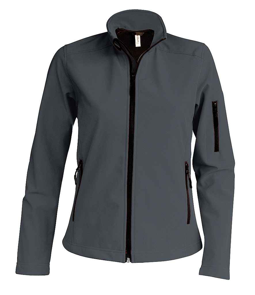 Kariban Ladies Soft Shell Jacket in by Kariban — Custom branded clothing by Print Press, featuring premium embroidery produced in our specialist print lab in the UK.