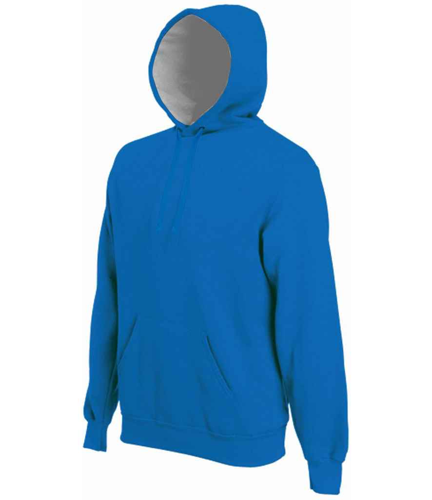 Kariban Heavy Contrast Hoodie in Royal Blue by Kariban — Custom branded clothing by Print Press, featuring premium embroidery produced in our specialist print lab in the UK.