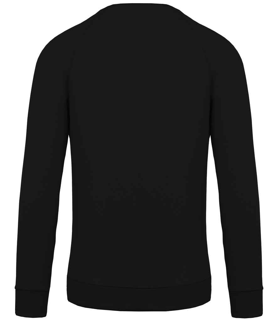Kariban Organic Raglan Sweatshirt in by Kariban — Custom branded clothing by Print Press, featuring premium embroidery produced in our specialist print lab in the UK.