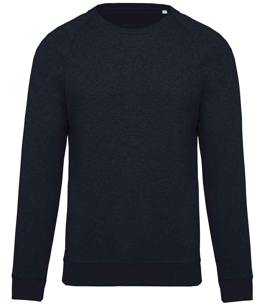 Kariban Organic Raglan Sweatshirt in by Kariban — Custom branded clothing by Print Press, featuring premium embroidery produced in our specialist print lab in the UK.
