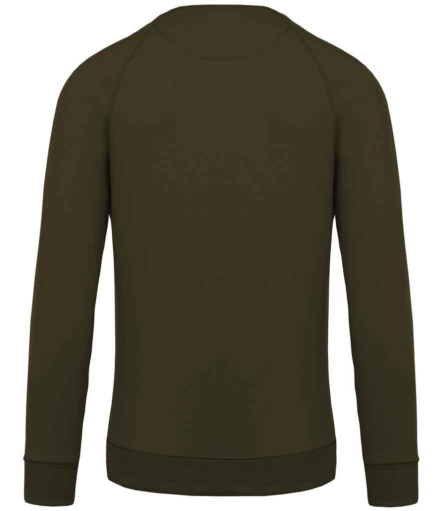 Kariban Organic Raglan Sweatshirt in by Kariban — Custom branded clothing by Print Press, featuring premium embroidery produced in our specialist print lab in the UK.