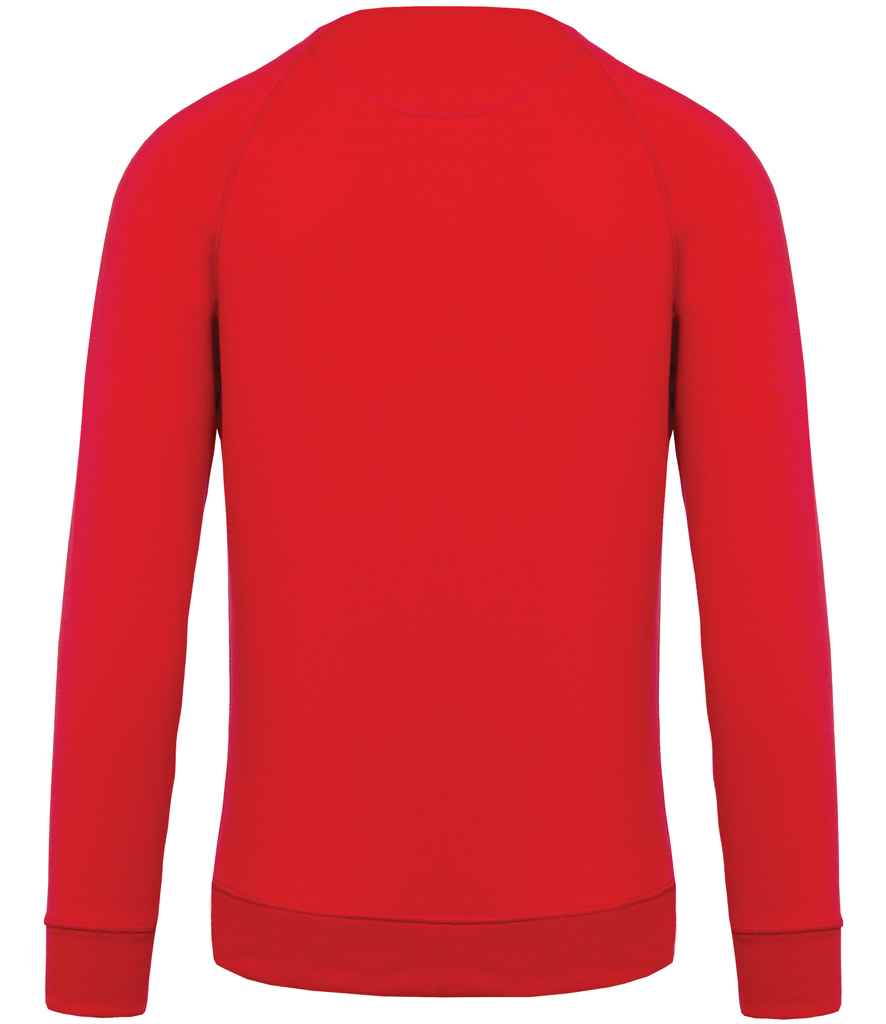 Kariban Organic Raglan Sweatshirt in by Kariban — Custom branded clothing by Print Press, featuring premium embroidery produced in our specialist print lab in the UK.