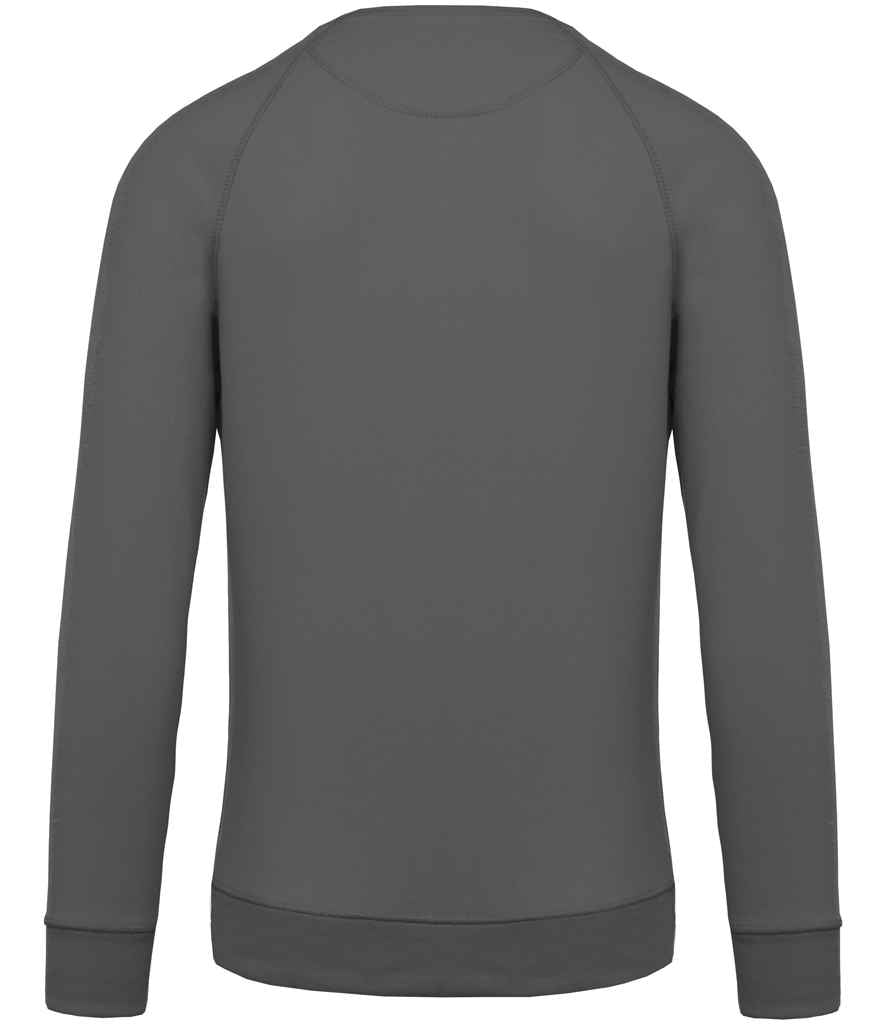 Kariban Organic Raglan Sweatshirt in by Kariban — Custom branded clothing by Print Press, featuring premium embroidery produced in our specialist print lab in the UK.