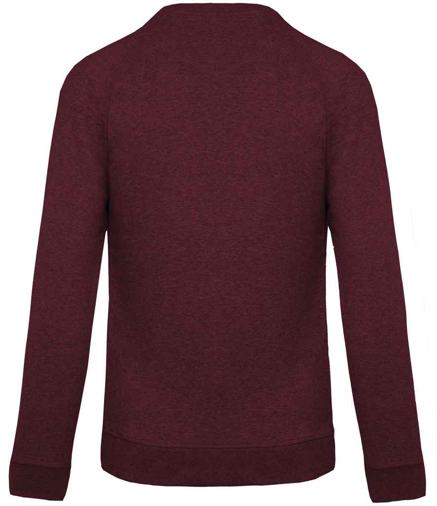 Kariban Organic Raglan Sweatshirt in by Kariban — Custom branded clothing by Print Press, featuring premium embroidery produced in our specialist print lab in the UK.