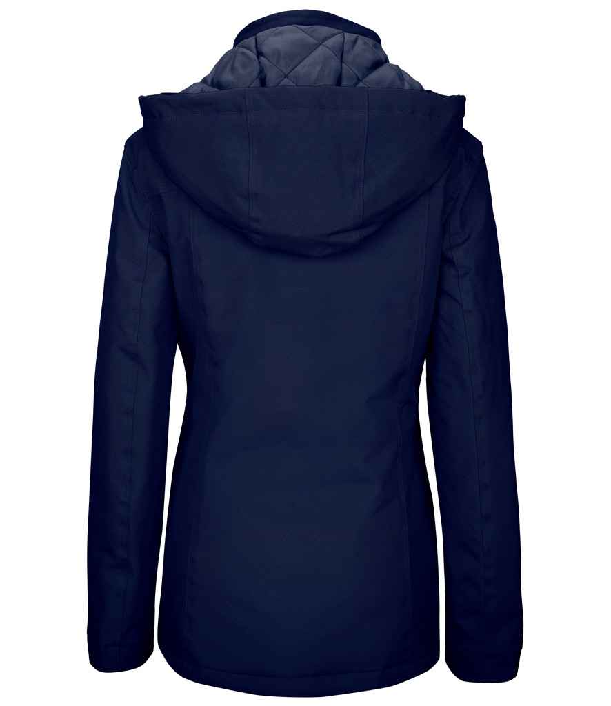 Kariban Ladies Parka Jacket in by Kariban — Custom branded clothing by Print Press, featuring premium embroidery produced in our specialist print lab in the UK.