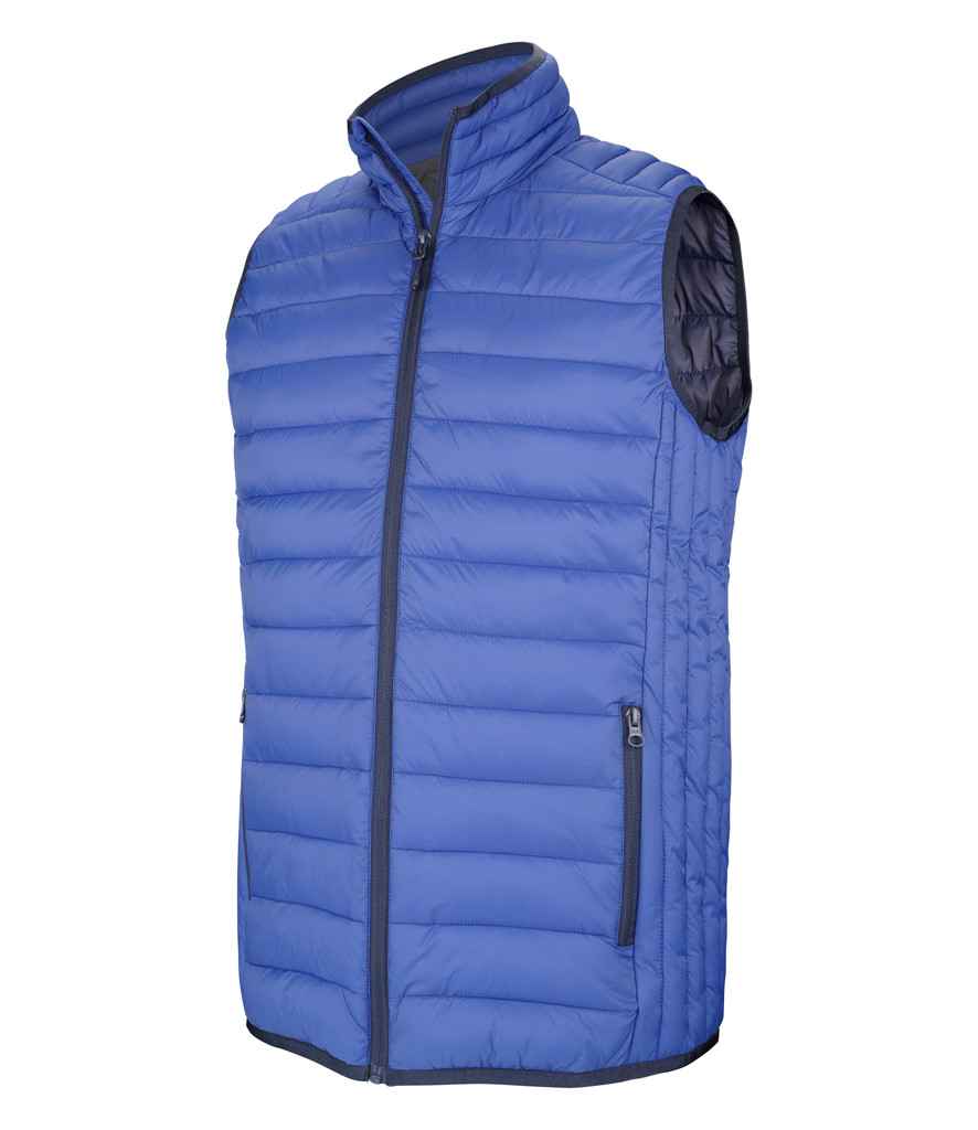 Kariban Lightweight Padded Bodywarmer in Light Royal by Kariban — Custom branded clothing by Print Press, featuring premium embroidery produced in our specialist print lab in the UK.