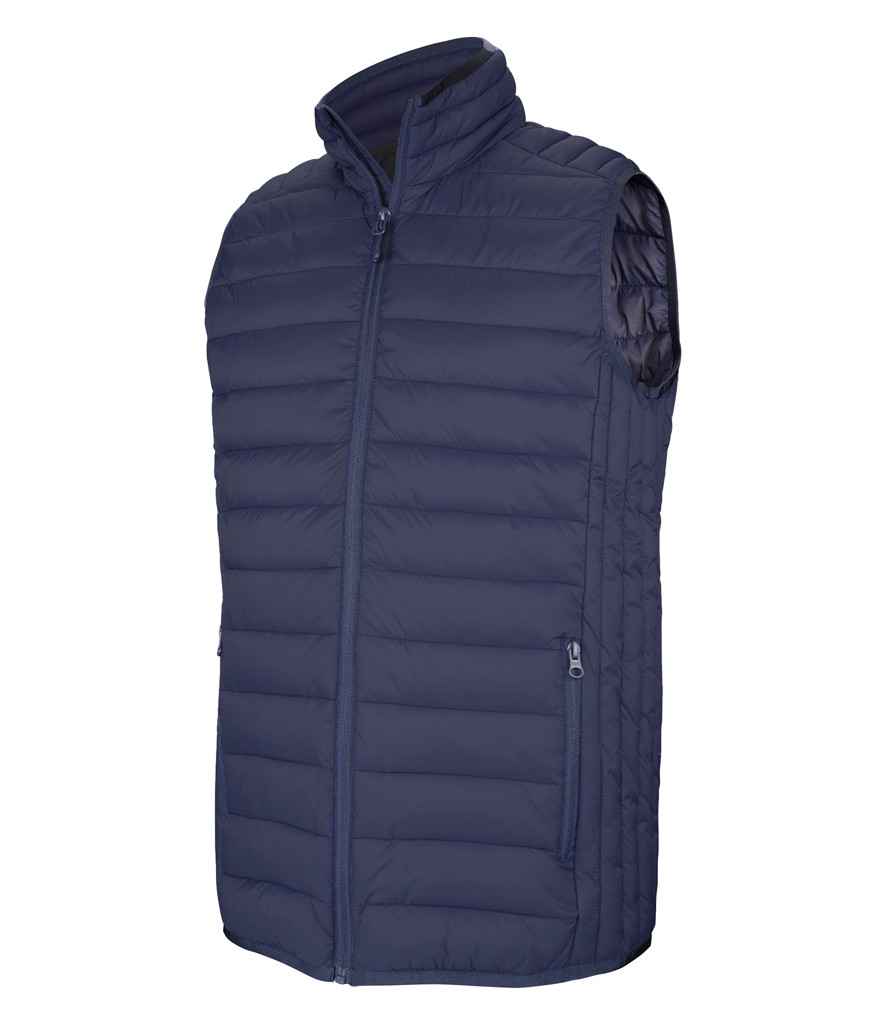 Kariban Lightweight Padded Bodywarmer in Navy by Kariban — Custom branded clothing by Print Press, featuring premium embroidery produced in our specialist print lab in the UK.