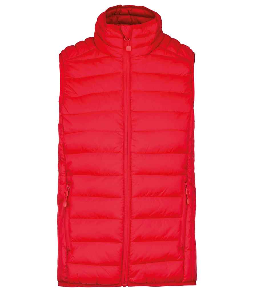Kariban Lightweight Padded Bodywarmer in Red by Kariban — Custom branded clothing by Print Press, featuring premium embroidery produced in our specialist print lab in the UK.