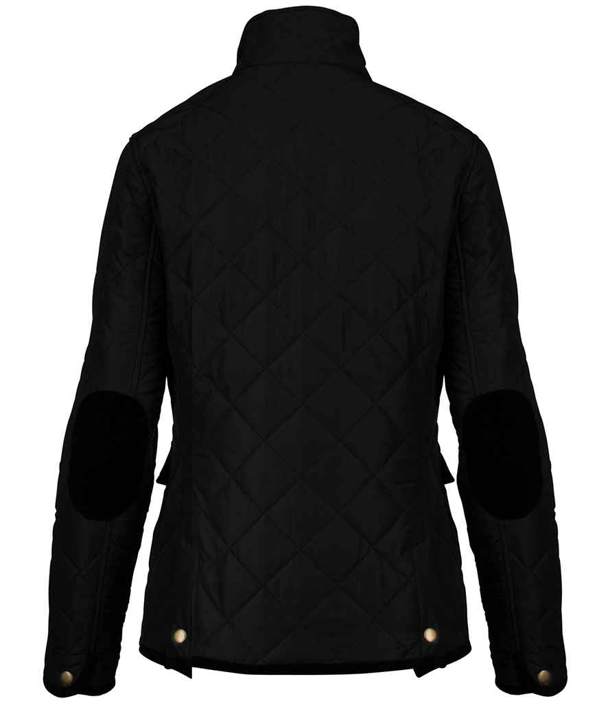 Kariban Ladies Quilted Jacket in by Kariban — Custom branded clothing by Print Press, featuring premium embroidery produced in our specialist print lab in the UK.
