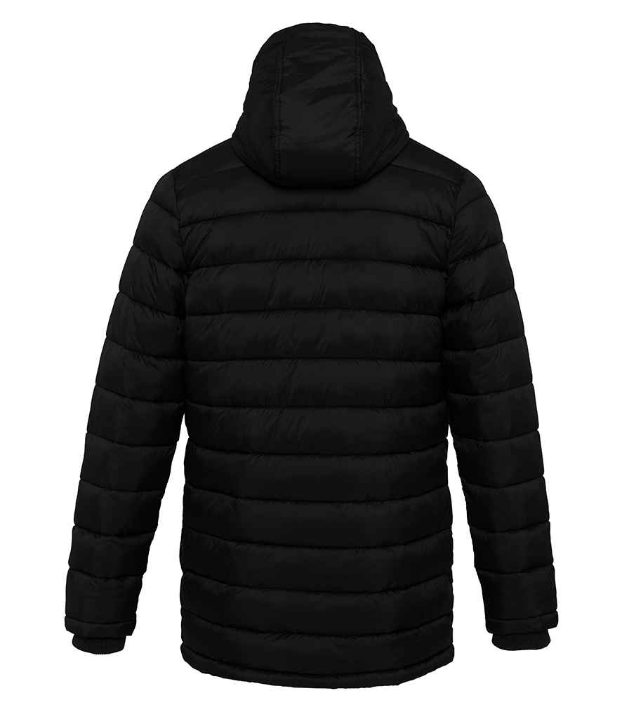 Kariban Lightweight Long Padded Parka Jacket in by Kariban — Custom branded clothing by Print Press, featuring premium embroidery produced in our specialist print lab in the UK.