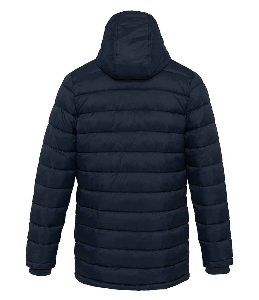 Kariban Lightweight Long Padded Parka Jacket in by Kariban — Custom branded clothing by Print Press, featuring premium embroidery produced in our specialist print lab in the UK.