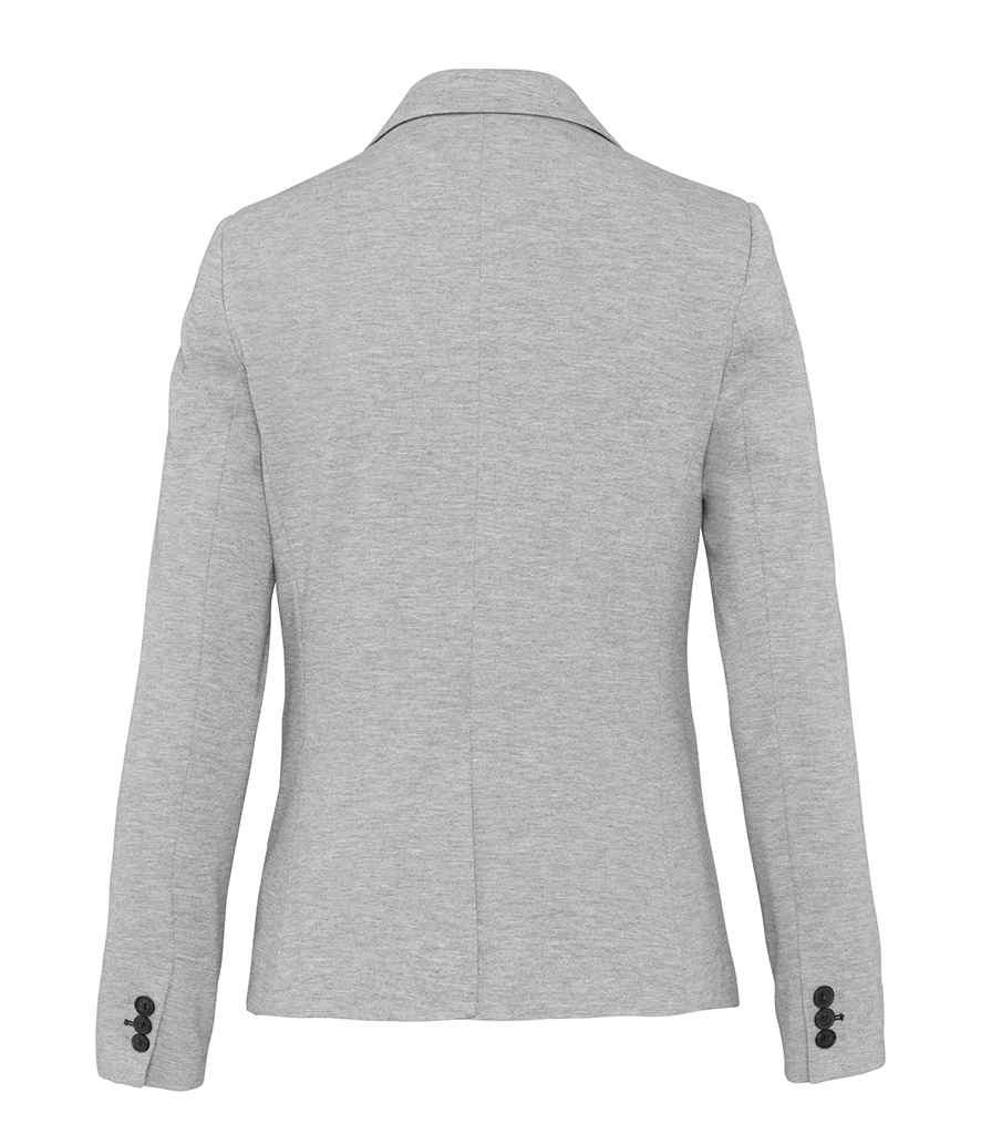 Kariban Ladies Knitted Blazer in by Kariban — Custom branded clothing by Print Press, featuring premium embroidery produced in our specialist print lab in the UK.