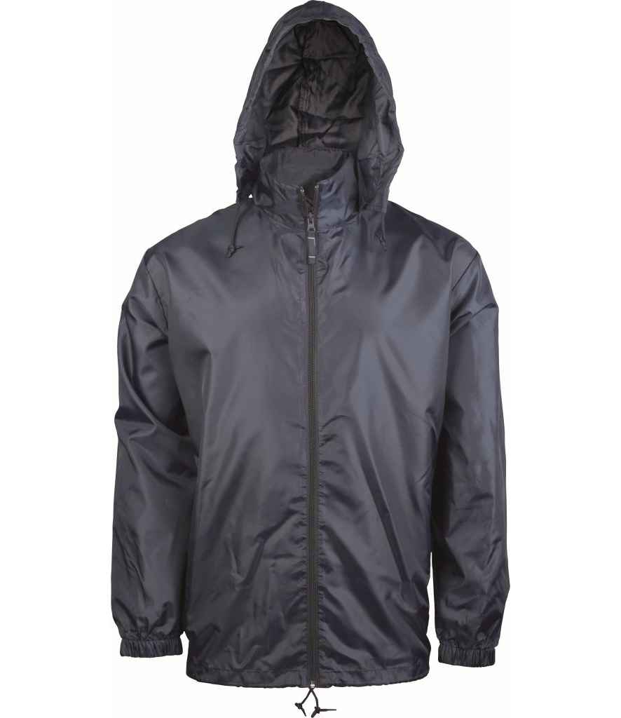 Kariban Windbreaker Jacket in by Kariban — Custom branded clothing by Print Press, featuring premium embroidery produced in our specialist print lab in the UK.