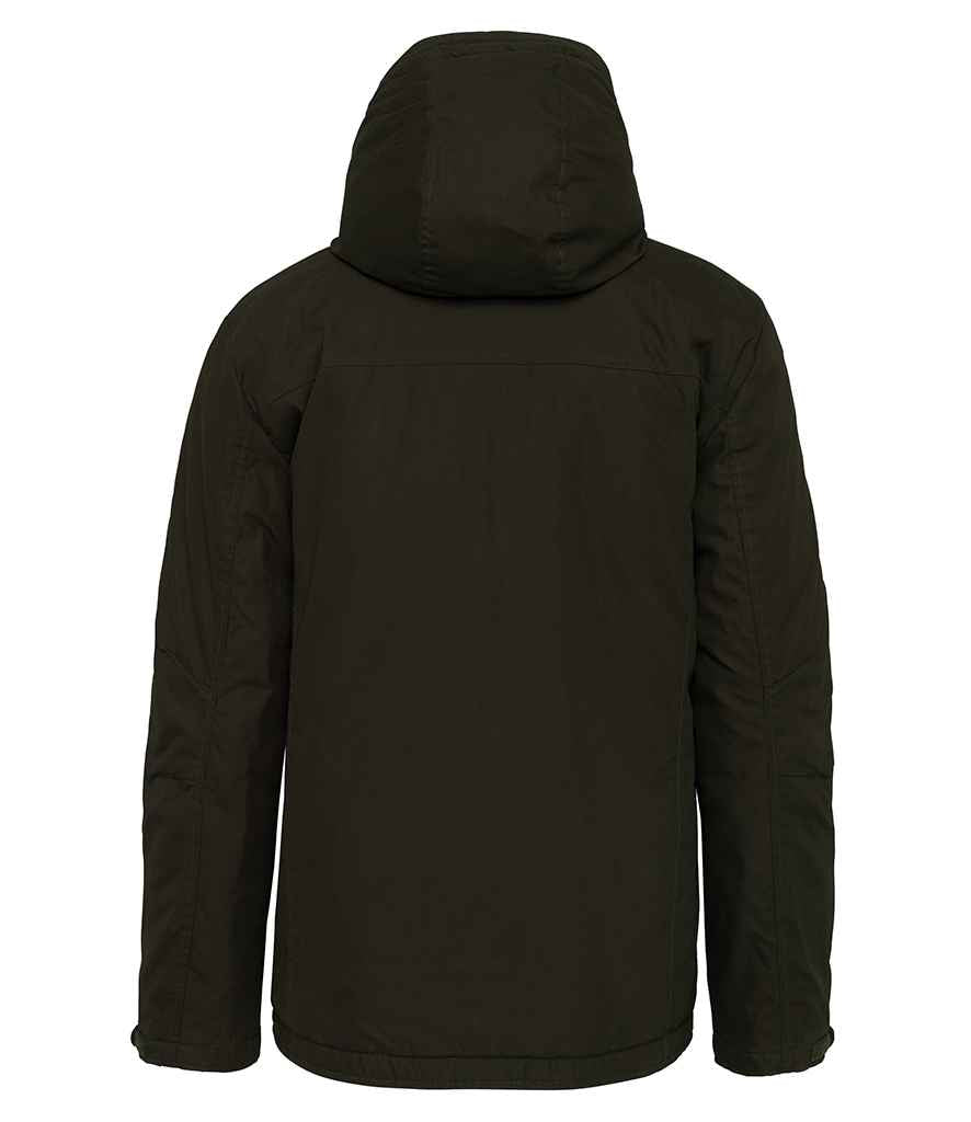 Kariban Hooded Parka Jacket in by Kariban — Custom branded clothing by Print Press, featuring premium embroidery produced in our specialist print lab in the UK.