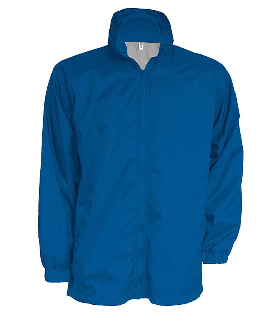 Kariban Lined Windbreaker Jacket in Royal Blue by Kariban — Custom branded clothing by Print Press, featuring premium embroidery produced in our specialist print lab in the UK.
