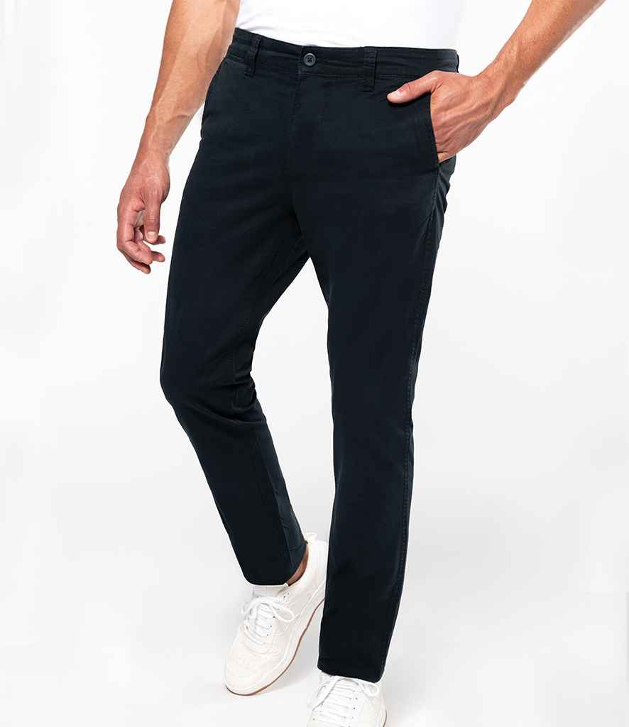 Kariban Chino Trousers in Black by Kariban — Custom branded clothing by Print Press, featuring premium embroidery produced in our specialist print lab in the UK.