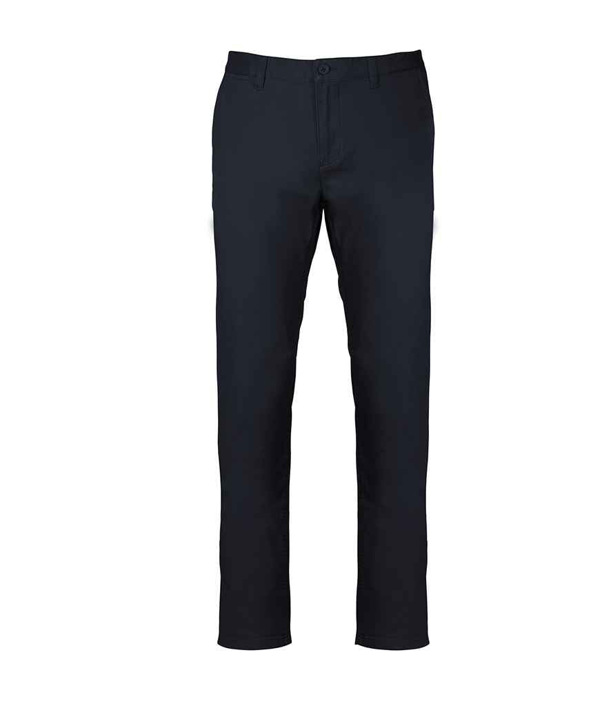 Kariban Chino Trousers in Dark Navy by Kariban — Custom branded clothing by Print Press, featuring premium embroidery produced in our specialist print lab in the UK.