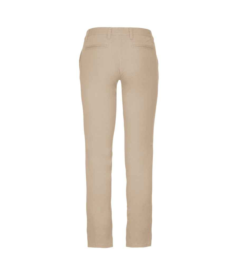 Kariban Ladies Chino Trousers in by Kariban — Custom branded clothing by Print Press, featuring premium embroidery produced in our specialist print lab in the UK.