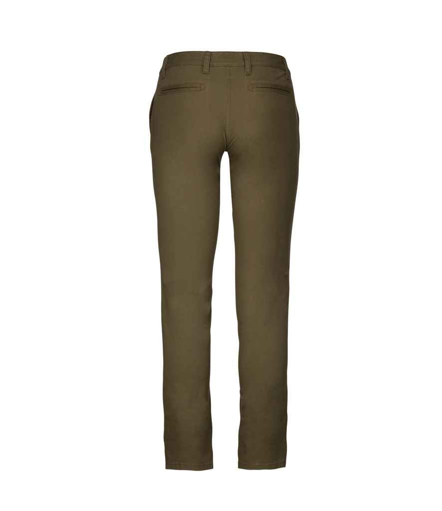 Kariban Ladies Chino Trousers in by Kariban — Custom branded clothing by Print Press, featuring premium embroidery produced in our specialist print lab in the UK.