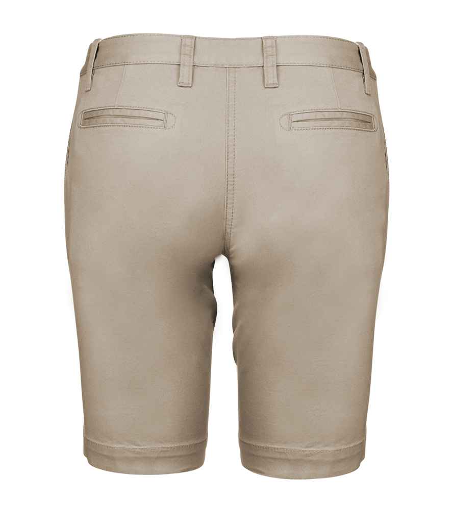 Kariban Ladies Chino Bermuda Shorts in by Kariban — Custom branded clothing by Print Press, featuring premium embroidery produced in our specialist print lab in the UK.