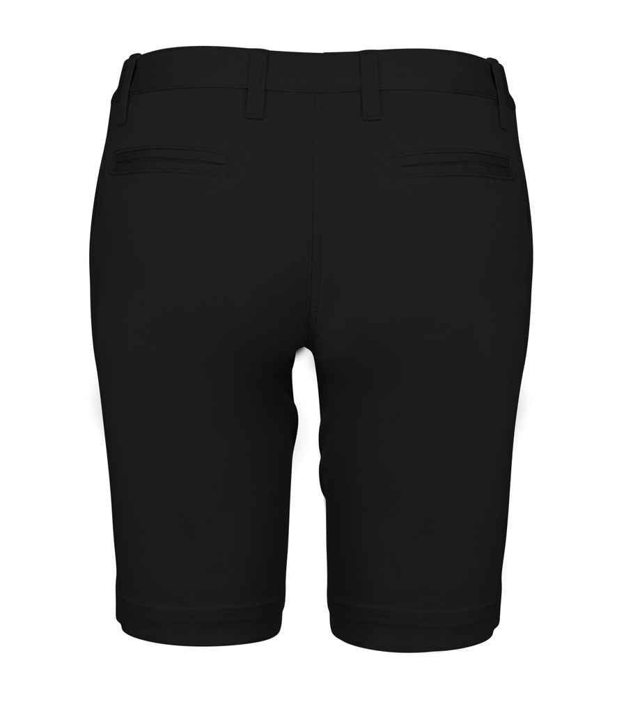 Kariban Ladies Chino Bermuda Shorts in by Kariban — Custom branded clothing by Print Press, featuring premium embroidery produced in our specialist print lab in the UK.