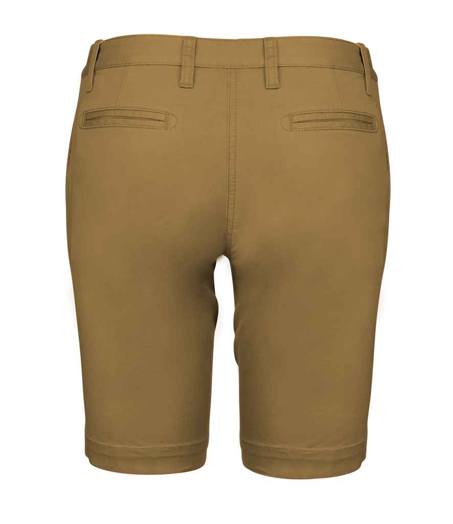 Kariban Ladies Chino Bermuda Shorts in by Kariban — Custom branded clothing by Print Press, featuring premium embroidery produced in our specialist print lab in the UK.
