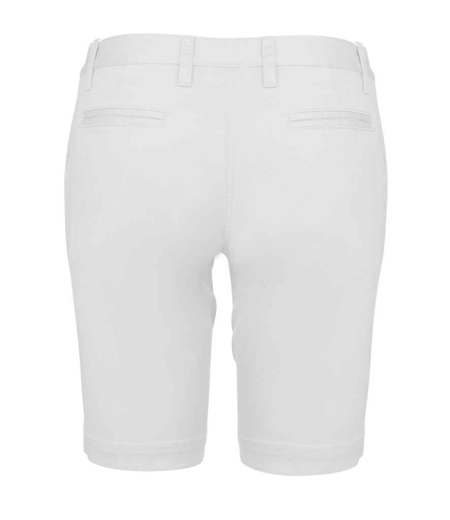 Kariban Ladies Chino Bermuda Shorts in by Kariban — Custom branded clothing by Print Press, featuring premium embroidery produced in our specialist print lab in the UK.