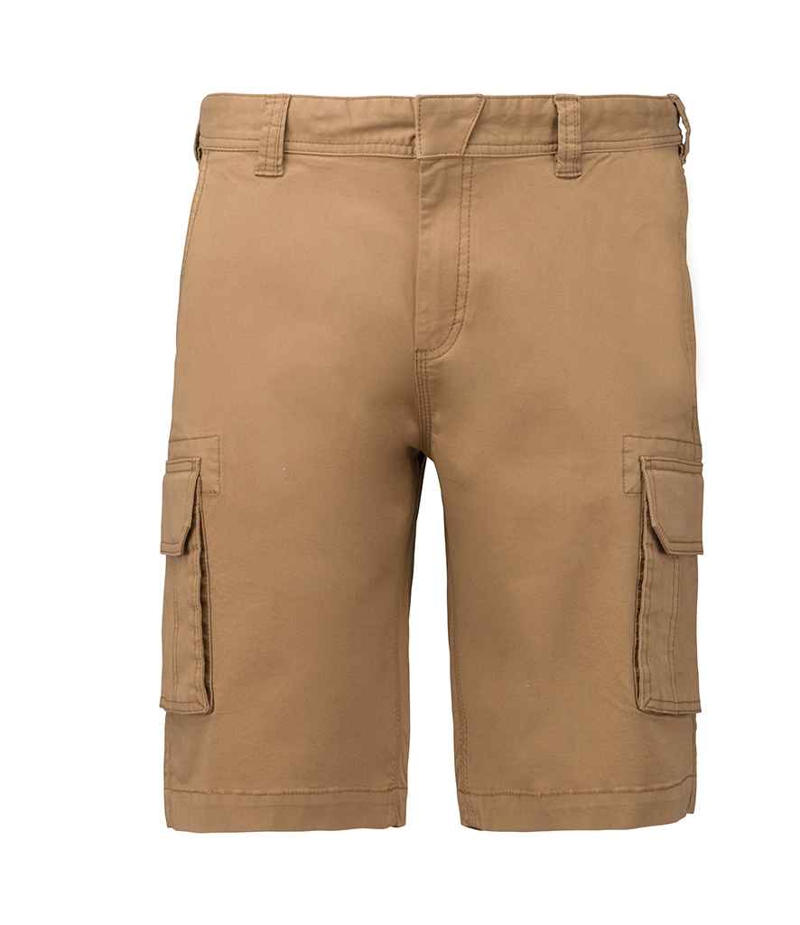 Kariban Multi-Pocket Shorts in Camel by Kariban — Custom branded clothing by Print Press, featuring premium embroidery produced in our specialist print lab in the UK.