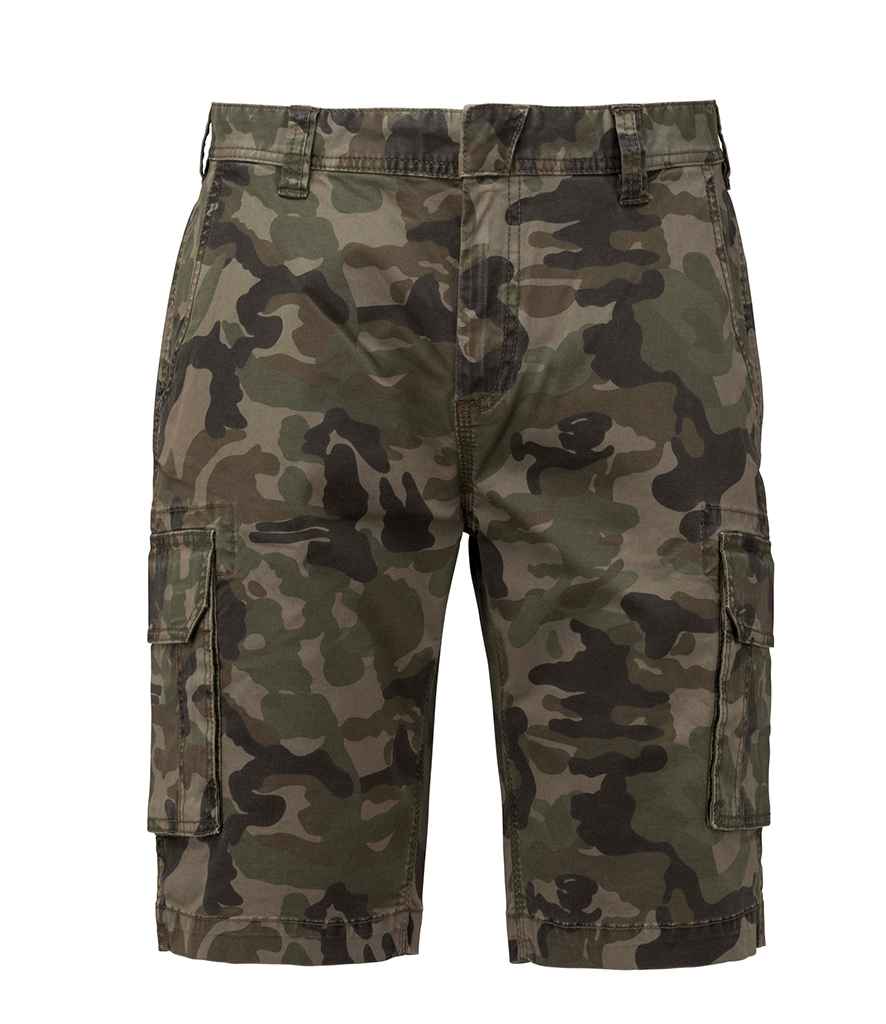 Kariban Multi-Pocket Shorts in Camouflage by Kariban — Custom branded clothing by Print Press, featuring premium embroidery produced in our specialist print lab in the UK.