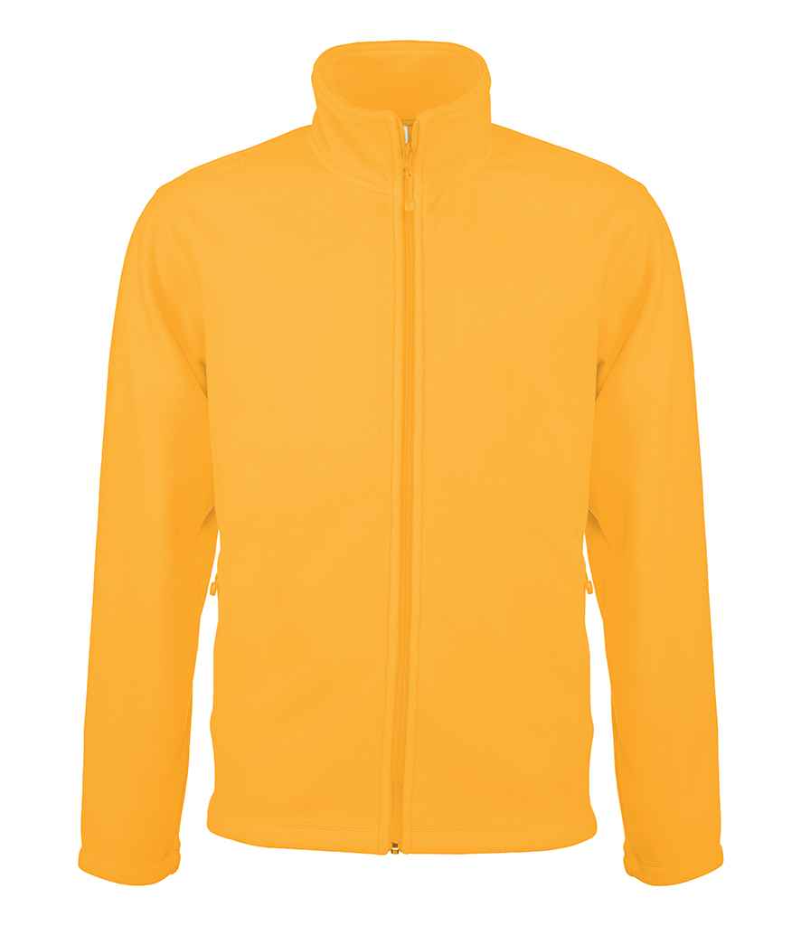 Kariban Falco Micro Fleece Jacket in Tropical Blue by Kariban — Custom branded clothing by Print Press, featuring premium embroidery produced in our specialist print lab in the UK.