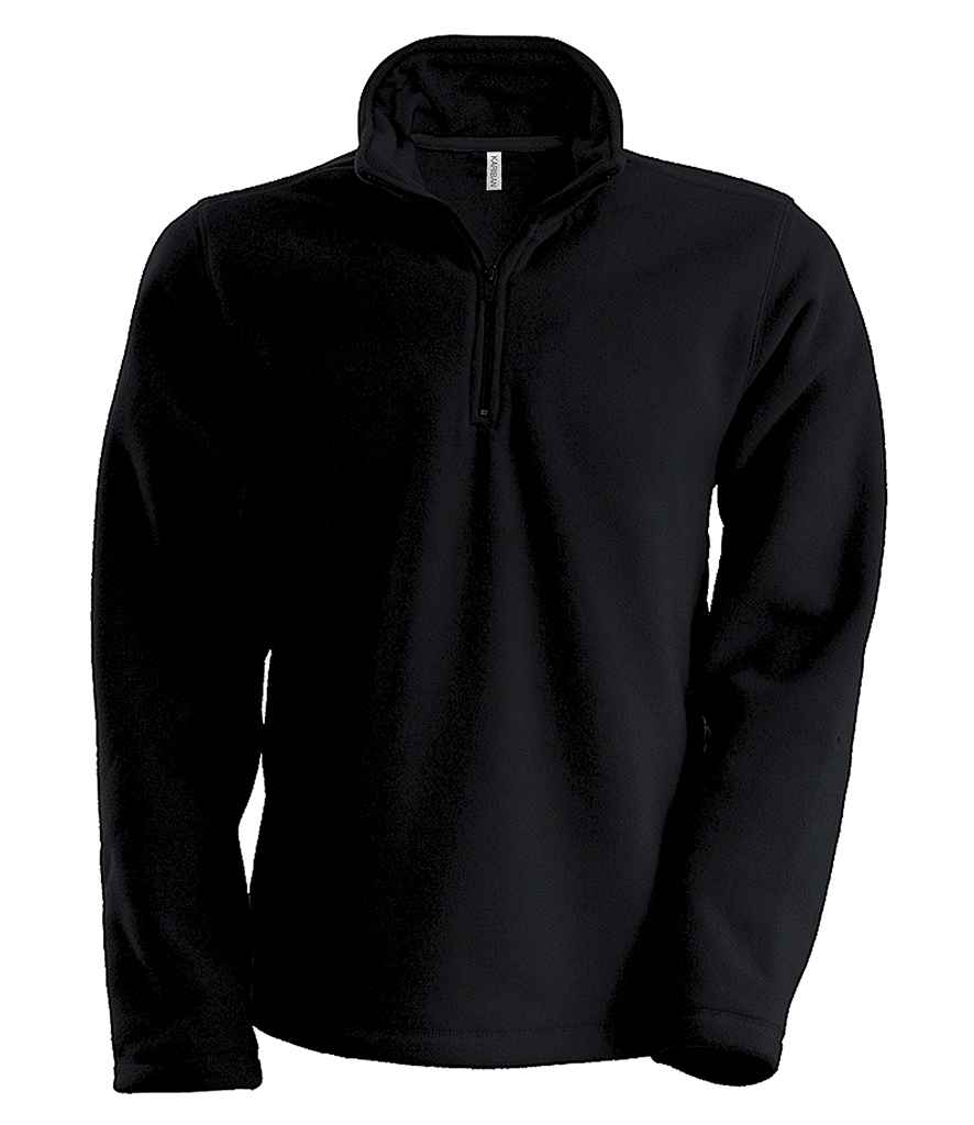 Kariban Enzo Zip Neck Micro Fleece in by Kariban — Custom branded clothing by Print Press, featuring premium embroidery produced in our specialist print lab in the UK.