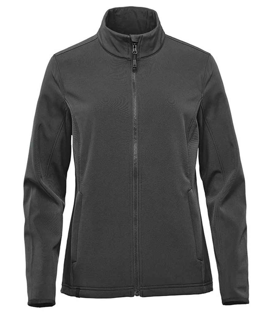 Stormtech Ladies Narvik Soft Shell in Dolphin by Stormtech — Custom branded clothing by Print Press, featuring premium embroidery produced in our specialist print lab in the UK.