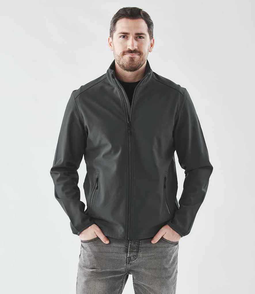 Stormtech Narvik Soft Shell in Dolphin by Stormtech — Custom branded clothing by Print Press, featuring premium embroidery produced in our specialist print lab in the UK.