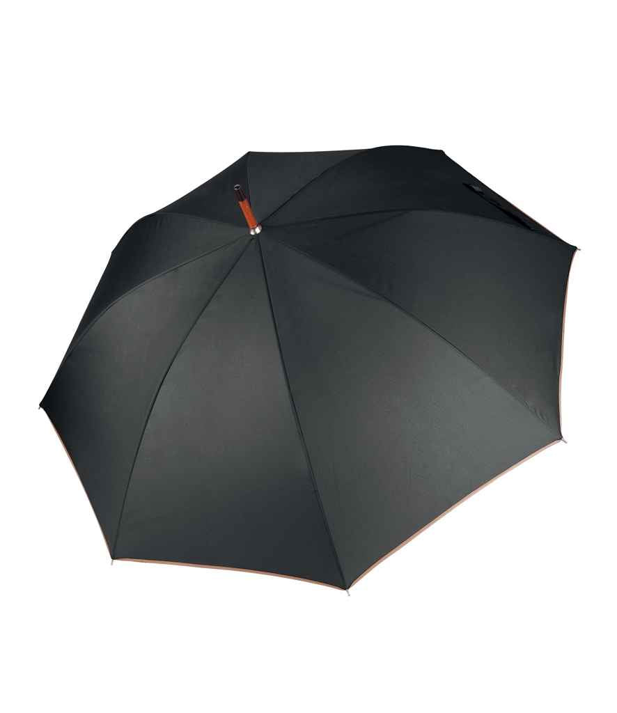 Kimood Auto Umbrella in ONE Dark Grey by Kimood — Custom branded clothing by Print Press, featuring premium embroidery produced in our specialist print lab in the UK.