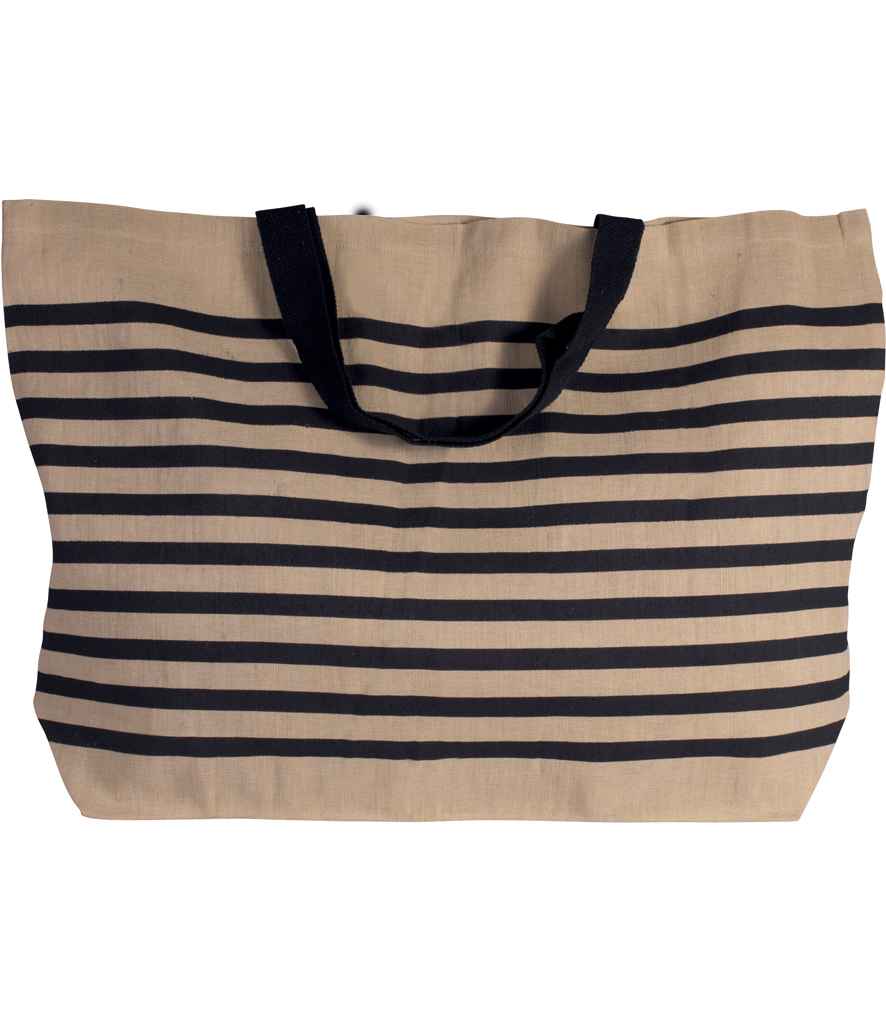 Kimood Large Juco Bag in ONE Natural Navy by Kimood — Custom branded clothing by Print Press, featuring premium embroidery produced in our specialist print lab in the UK.