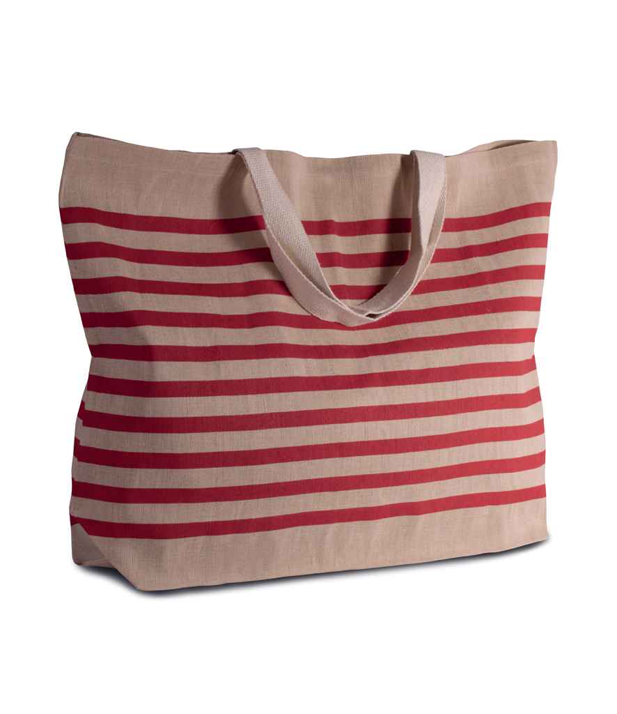 Kimood Large Juco Bag in ONE Natural Red by Kimood — Custom branded clothing by Print Press, featuring premium embroidery produced in our specialist print lab in the UK.