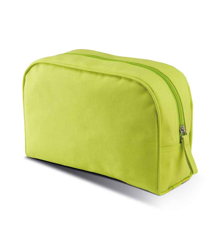 Kimood Toiletry Bag in ONE Burnt Lime by Kimood — Custom branded clothing by Print Press, featuring premium embroidery produced in our specialist print lab in the UK.