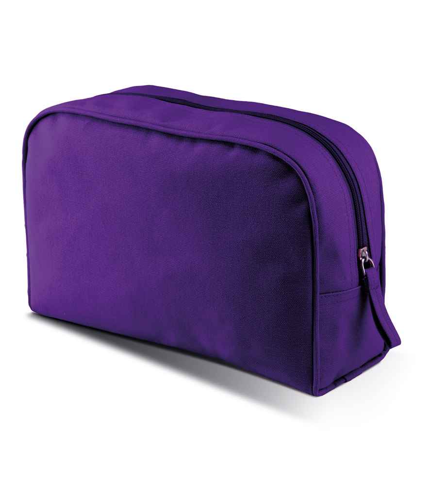Kimood Toiletry Bag in ONE Purple by Kimood — Custom branded clothing by Print Press, featuring premium embroidery produced in our specialist print lab in the UK.