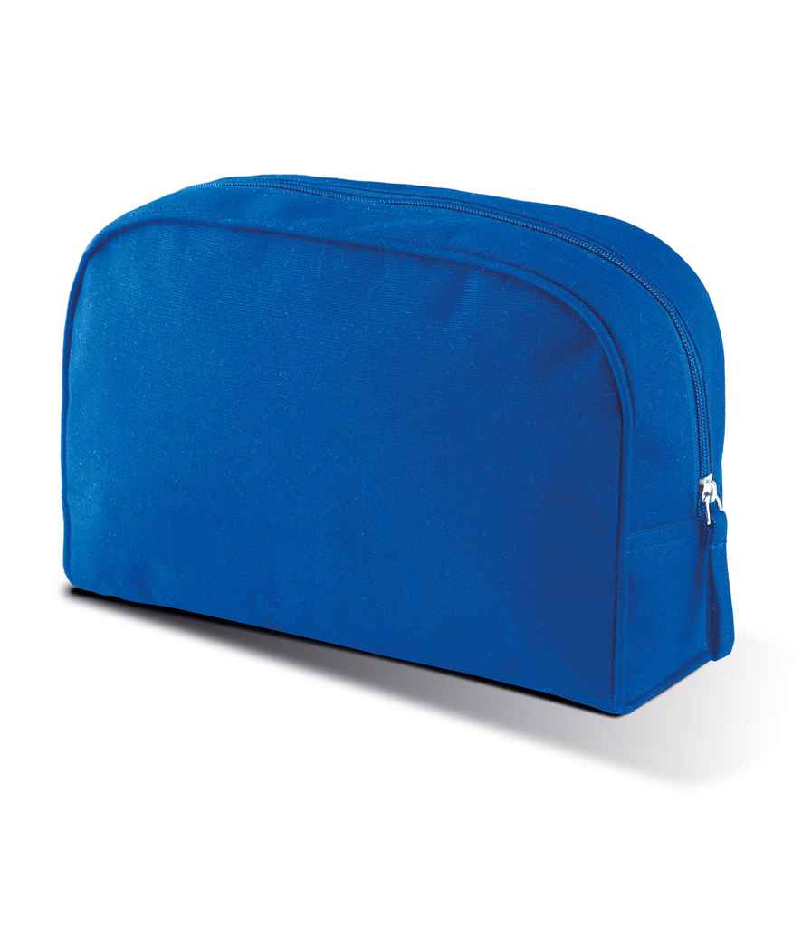 Kimood Toiletry Bag in ONE Royal Blue by Kimood — Custom branded clothing by Print Press, featuring premium embroidery produced in our specialist print lab in the UK.