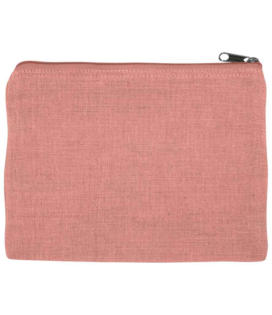 Kimood Juco Pouch in ONE Dusty Pink by Kimood — Custom branded clothing by Print Press, featuring premium embroidery produced in our specialist print lab in the UK.