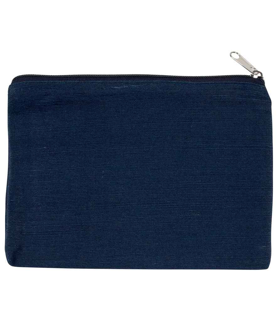 Kimood Juco Pouch in ONE Midnight Blue by Kimood — Custom branded clothing by Print Press, featuring premium embroidery produced in our specialist print lab in the UK.