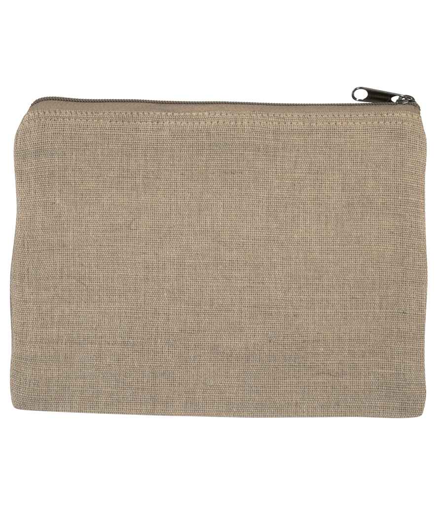 Kimood Juco Pouch in ONE Natural by Kimood — Custom branded clothing by Print Press, featuring premium embroidery produced in our specialist print lab in the UK.