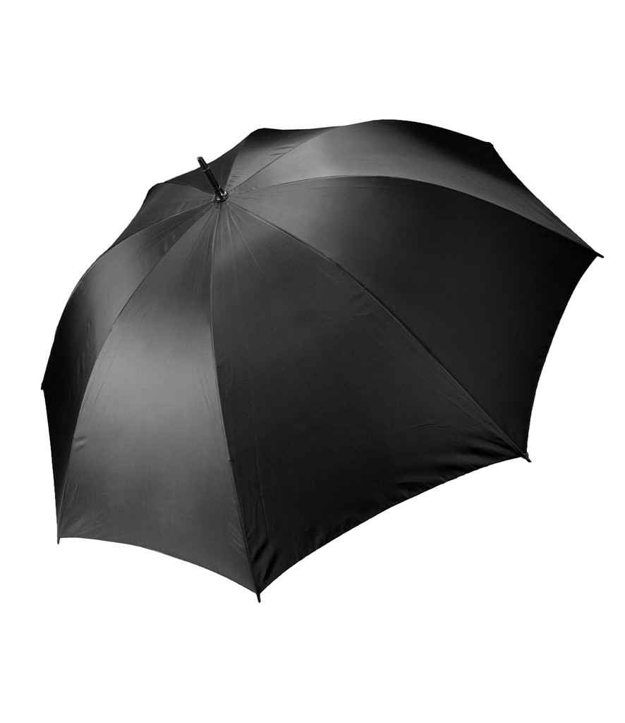 Kimood Storm Umbrella in ONE Black by Kimood — Custom branded clothing by Print Press, featuring premium embroidery produced in our specialist print lab in the UK.