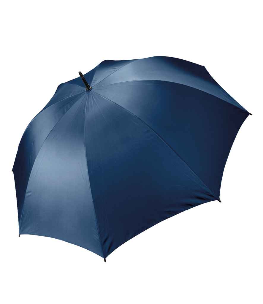 Kimood Storm Umbrella in ONE Navy by Kimood — Custom branded clothing by Print Press, featuring premium embroidery produced in our specialist print lab in the UK.