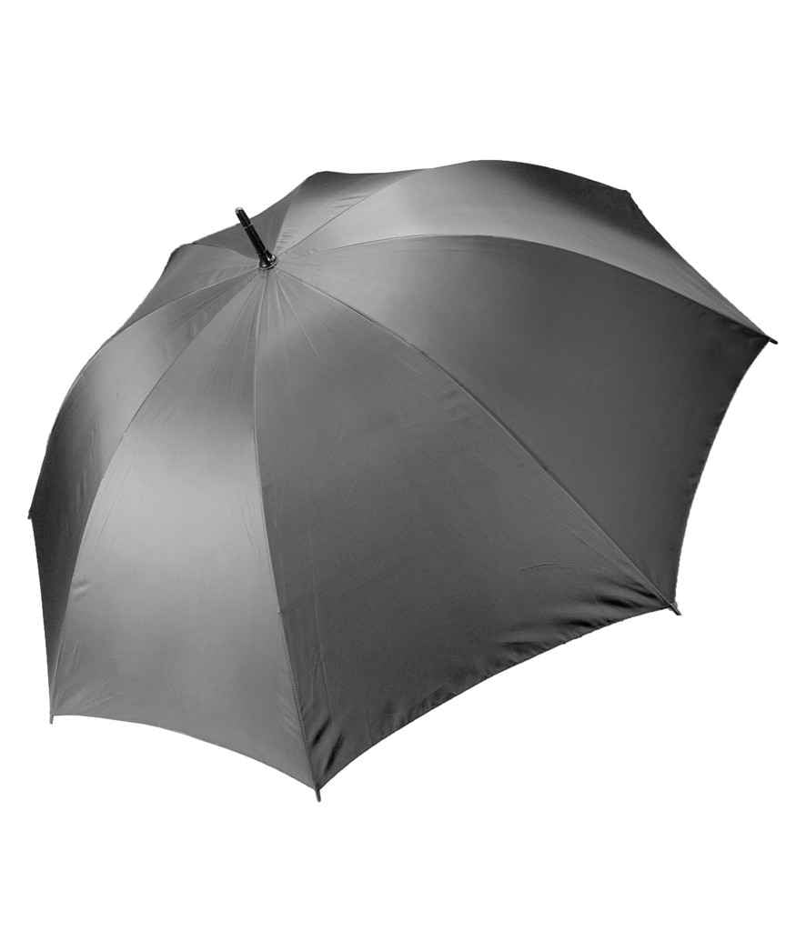 Kimood Storm Umbrella in ONE Slate Grey by Kimood — Custom branded clothing by Print Press, featuring premium embroidery produced in our specialist print lab in the UK.