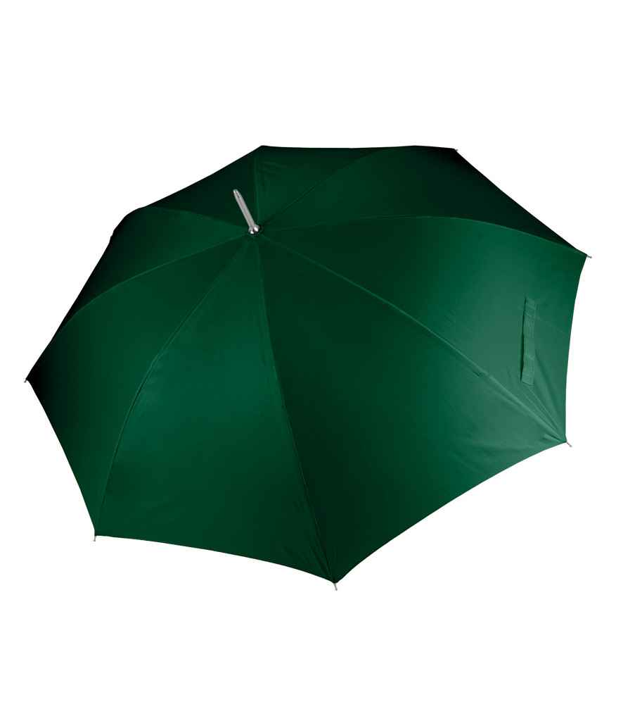 Kimood Golf Umbrella in ONE Bottle Green by Kimood — Custom branded clothing by Print Press, featuring premium embroidery produced in our specialist print lab in the UK.