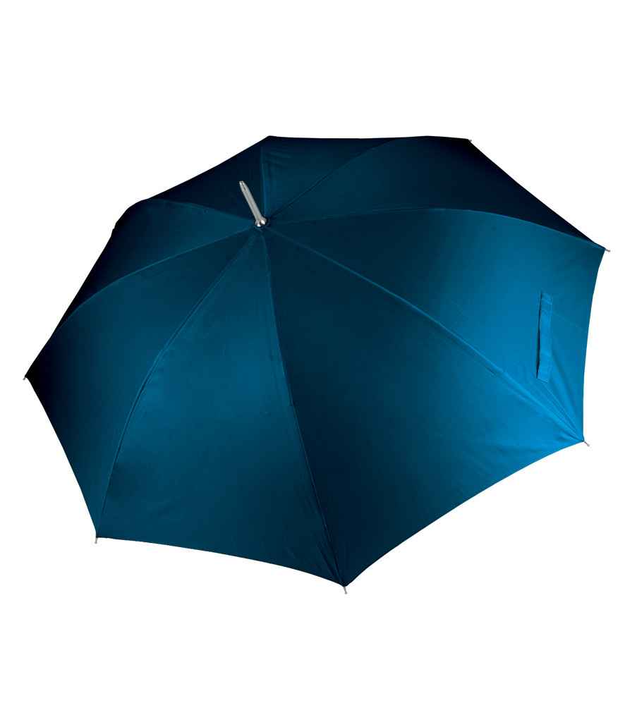 Kimood Golf Umbrella in ONE Navy by Kimood — Custom branded clothing by Print Press, featuring premium embroidery produced in our specialist print lab in the UK.